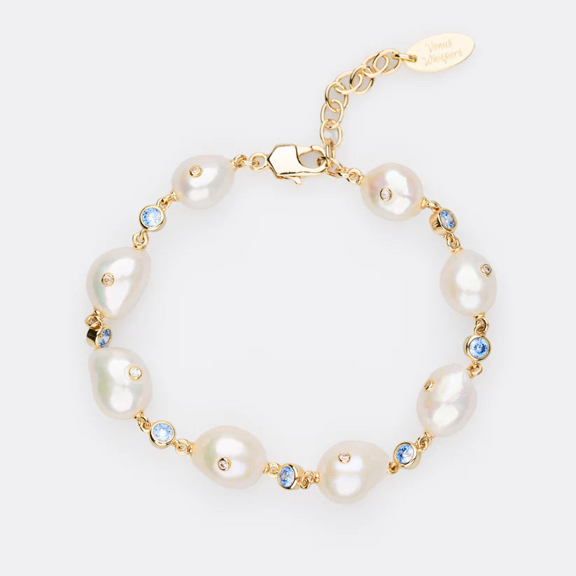 SPARKLING Series Freshwater Baroque Pearl Bracelet